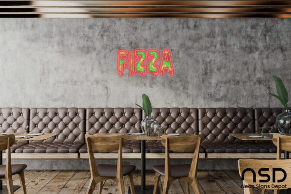 Pizza V10 Neon Sign_Transparent_Mockup_Template01 Pizza V10 Neon Sign_Transparent_Mockup_Template01