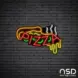 Pizza V9 Neon Sign_Black Brick_Mockup_Black