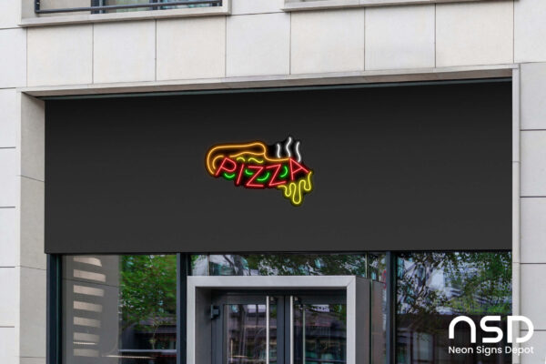 Pizza V9 Neon Sign_Black_Mockup_Template02 Pizza V9 Neon Sign_Black_Mockup_Template02