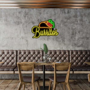 Burritos Neon Sign