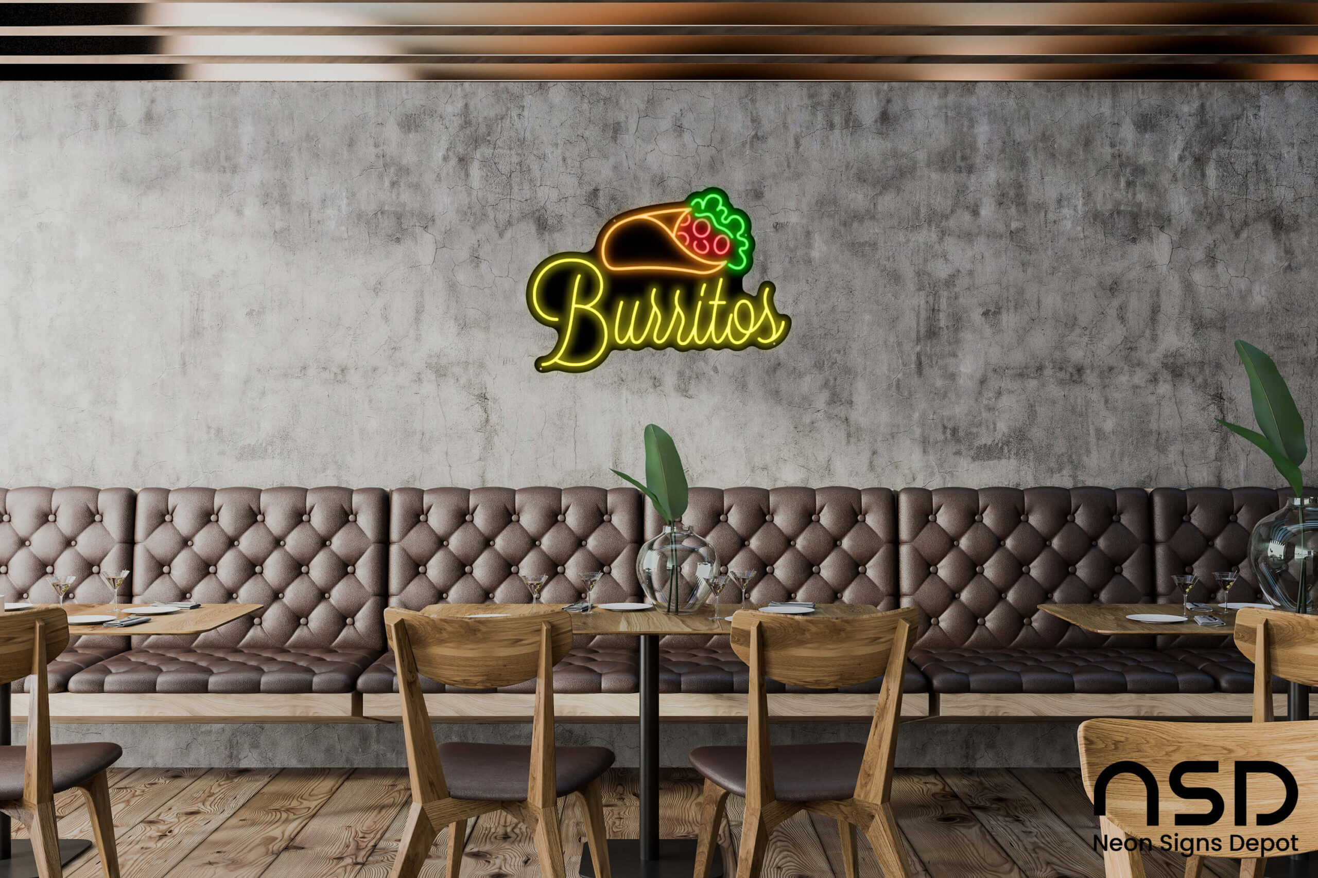 Burritos Neon Sign neon sign
