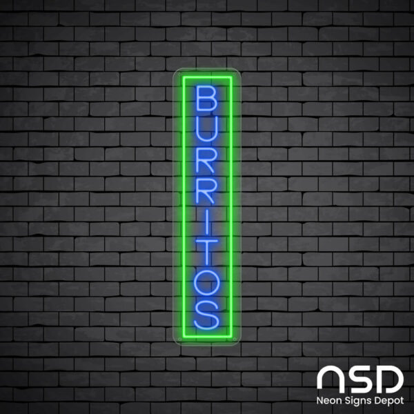 Burritos V11 Neon Sign_Black Brick_Mockup_Transparent Burritos V11 Neon Sign_Black Brick_Mockup_Transparent