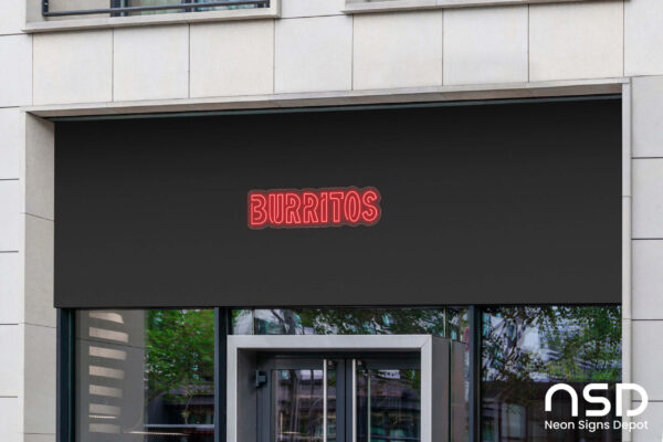 Burritos V12 Neon Sign_Transparent_Mockup_Template02 Burritos V12 Neon Sign_Transparent_Mockup_Template02