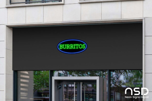 Burritos V4 Neon Sign_Black_Mockup_Template02 Burritos V4 Neon Sign_Black_Mockup_Template02