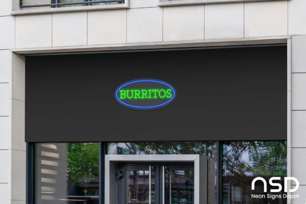 Burritos V4 Neon Sign_Transparent_Mockup_Template02 Burritos V4 Neon Sign_Transparent_Mockup_Template02