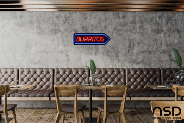 Burritos V9 Neon Sign Burritos V9 Neon Sign