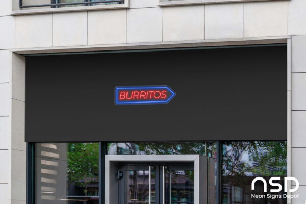 Burritos V9 Neon Sign_Transparent_Mockup_Template02 Burritos V9 Neon Sign_Transparent_Mockup_Template02