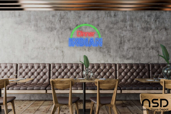 Dinner Indian Neon Sign_Transparent_Mockup_Template01 Dinner Indian Neon Sign_Transparent_Mockup_Template01