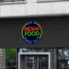 Indian Food Eat In Take Out Neon Sign_Black_Mockup_Template02