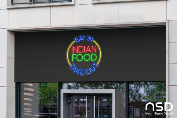 Indian Food Eat In Take Out Neon Sign_Transparent_Mockup_Template02 Indian Food Eat In Take Out Neon Sign_Transparent_Mockup_Template02