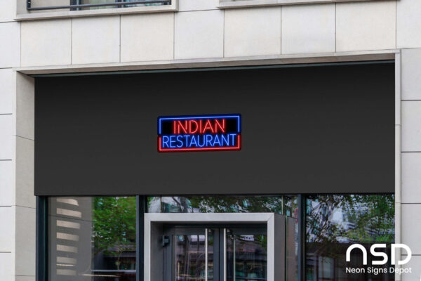 Indian Restaurant V3 Neon Sign_Black_Mockup_Template02 Indian Restaurant V3 Neon Sign_Black_Mockup_Template02