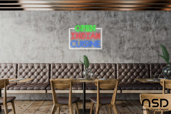Open Indian Cuisine Neon Sign_Transparent_Mockup_Template01 Open Indian Cuisine Neon Sign_Transparent_Mockup_Template01