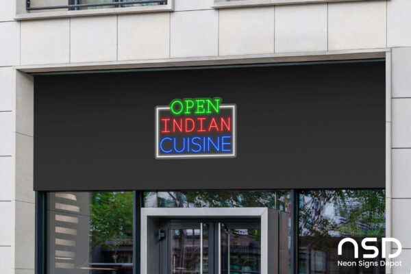 Open Indian Cuisine Neon Sign_Transparent_Mockup_Template02 Open Indian Cuisine Neon Sign_Transparent_Mockup_Template02
