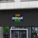 Open Indian Food Neon Sign_Black_Mockup_Template02