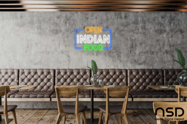 Open Indian Food Neon Sign_Transparent_Mockup_Template01 Open Indian Food Neon Sign_Transparent_Mockup_Template01