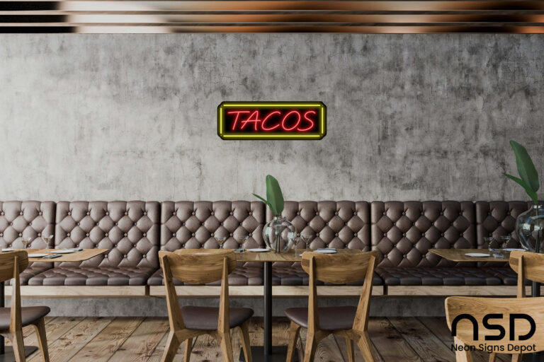 Tacos Neon Sign