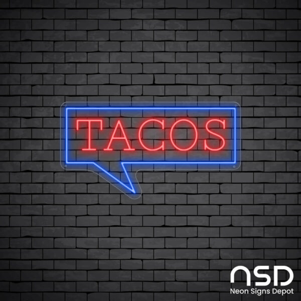 Tacos V2 Neon Sign_Black Brick_Mockup_Transparent Tacos V2 Neon Sign_Black Brick_Mockup_Transparent