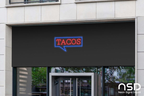 Tacos V2 Neon Sign_Transparent_Mockup_Template02 Tacos V2 Neon Sign_Transparent_Mockup_Template02