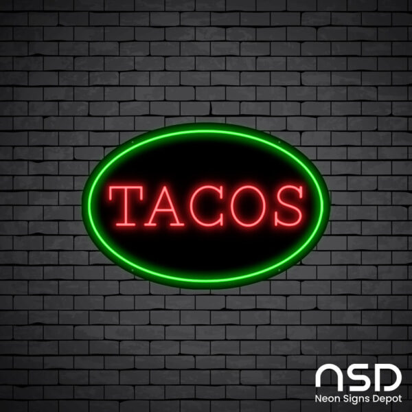 Tacos V3 Neon Sign_Black Brick_Mockup_Black Tacos V3 Neon Sign_Black Brick_Mockup_Black