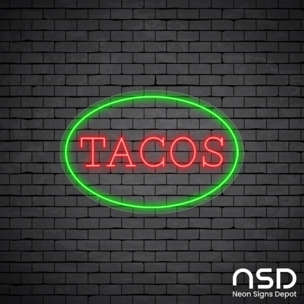 Tacos V3 Neon Sign_Black Brick_Mockup_Transparent Tacos V3 Neon Sign_Black Brick_Mockup_Transparent