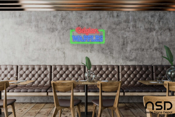 Belgian Waffles V2 Neon Sign_Transparent_Mockup_Template01 Belgian Waffles V2 Neon Sign_Transparent_Mockup_Template01