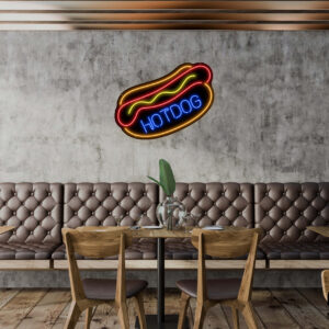 Hotdog Neon Sign
