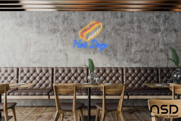 Hotdog V11 Neon Sign_Transparent_Mockup_Template01 Hotdog V11 Neon Sign_Transparent_Mockup_Template01