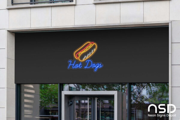 Hotdog V11 Neon Sign_Transparent_Mockup_Template02 Hotdog V11 Neon Sign_Transparent_Mockup_Template02