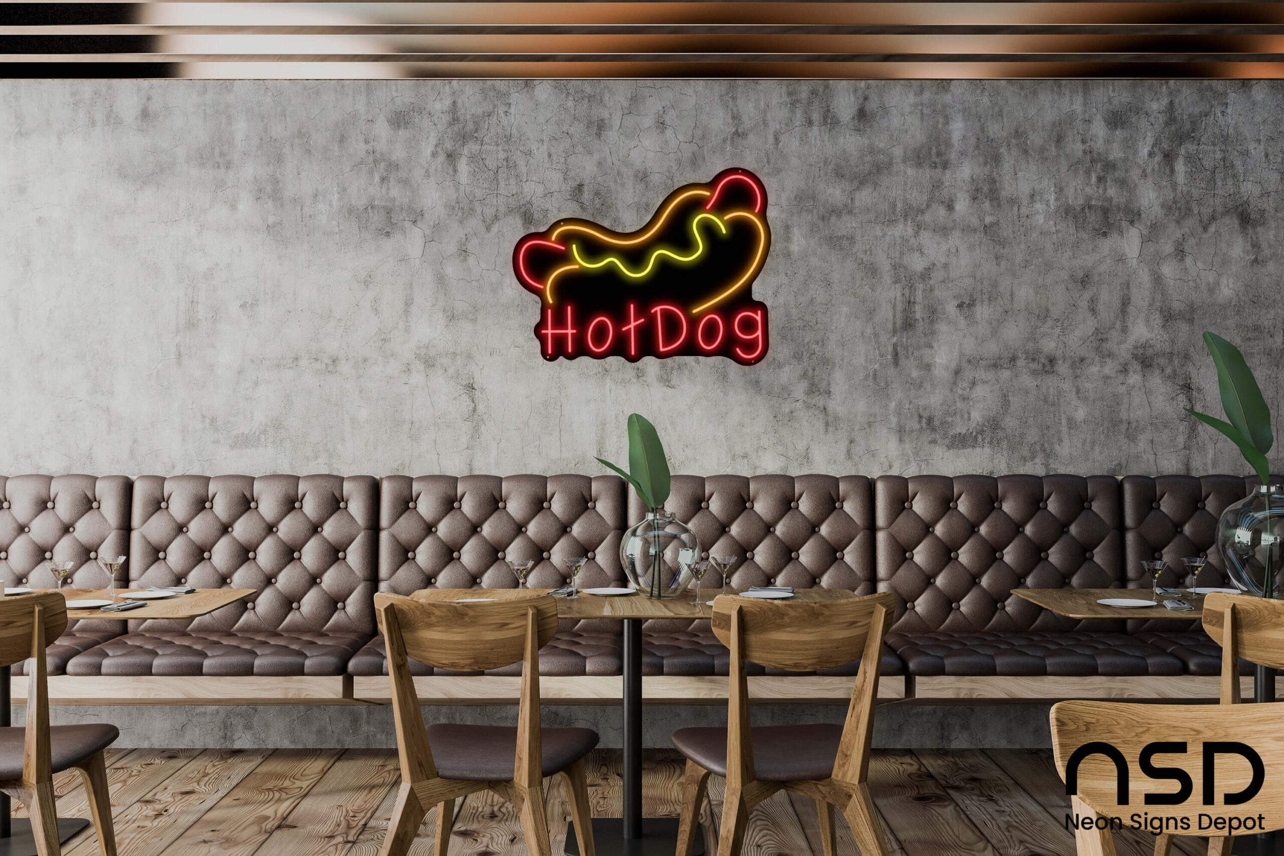 Hotdog V15 Neon Sign neon sign