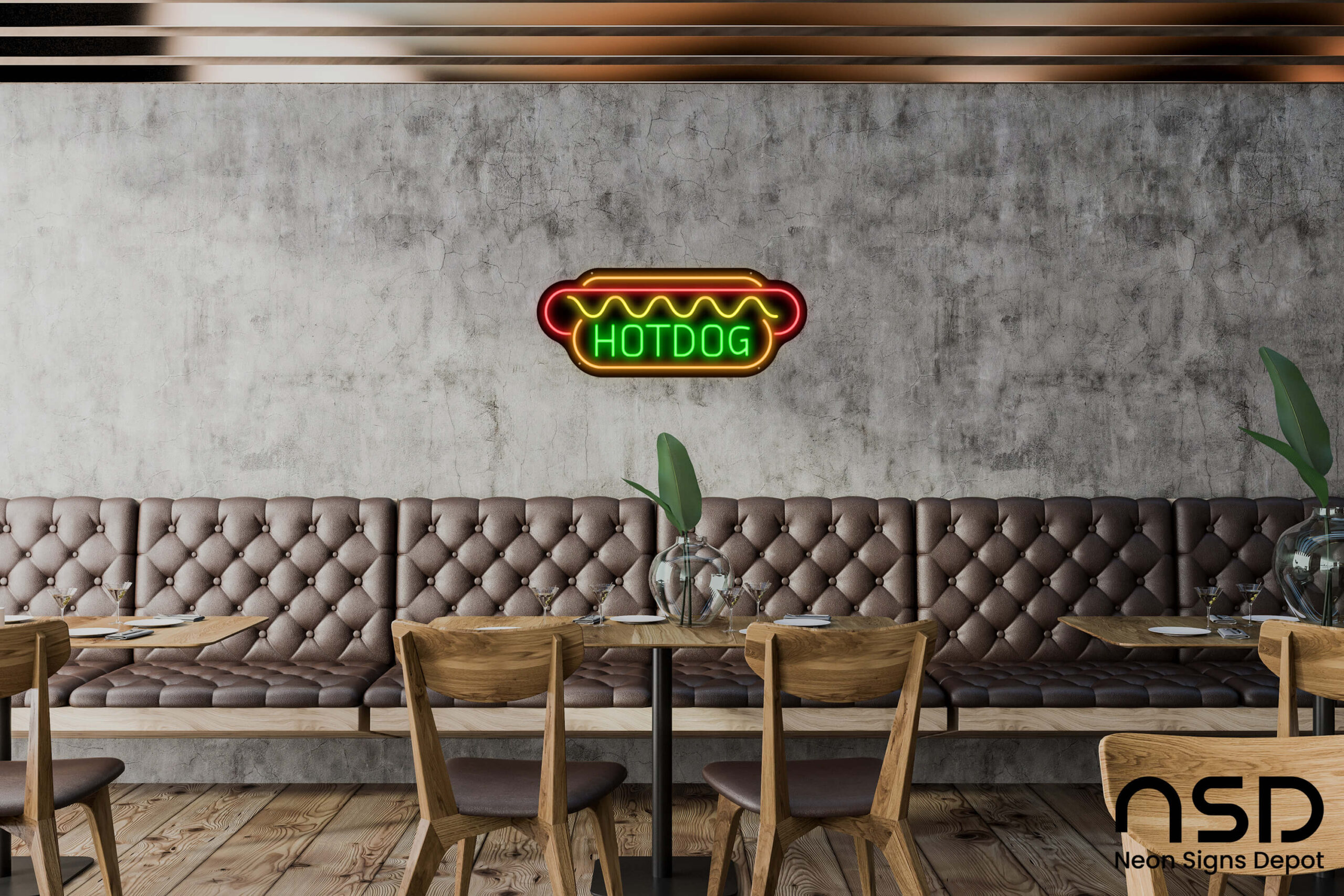 Hotdog V20 Neon Sign neon sign