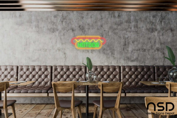 Hotdog V20 Neon Sign_Transparent_Mockup_Template01 Hotdog V20 Neon Sign_Transparent_Mockup_Template01