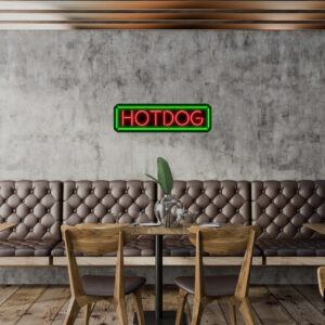 Hotdog V6 Neon Sign
