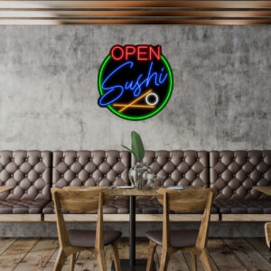 Open Sushi Neon Sign