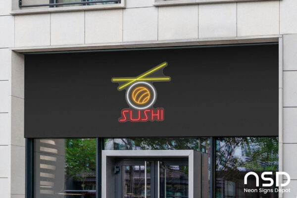Sushi V3 Neon Sign_Transparent_Mockup_Template02 Sushi V3 Neon Sign_Transparent_Mockup_Template02