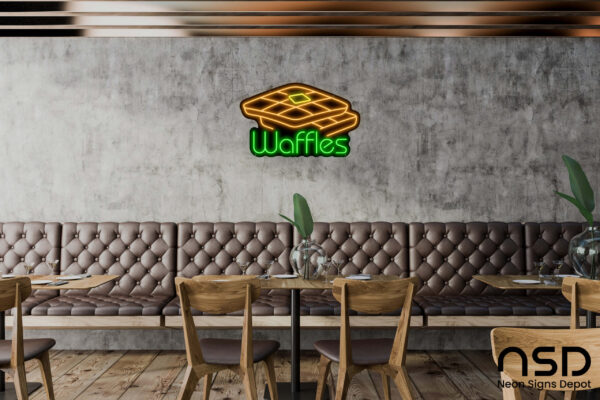 Waffle V3 Neon Sign Waffle V3 Neon Sign