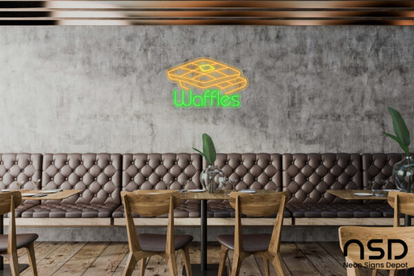 Waffle V3 Neon Sign_Transparent_Mockup_Template01 Waffle V3 Neon Sign_Transparent_Mockup_Template01