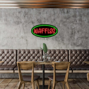 Waffles Neon Sign
