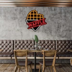 Waffles V2 Neon Sign
