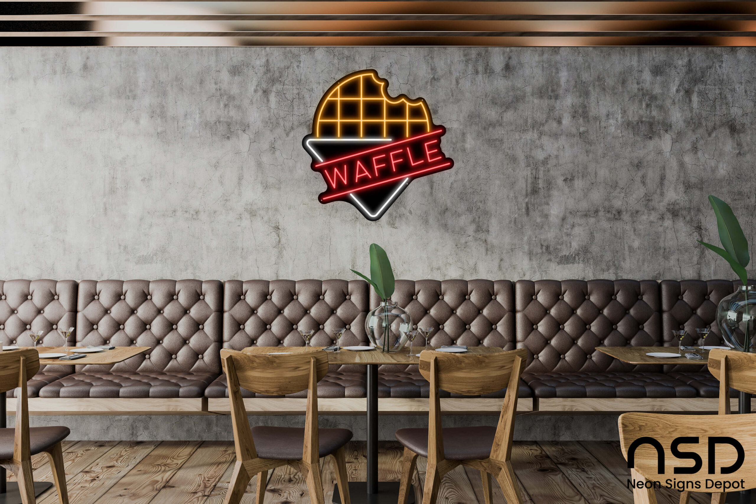 Waffles V2 Neon Sign neon sign