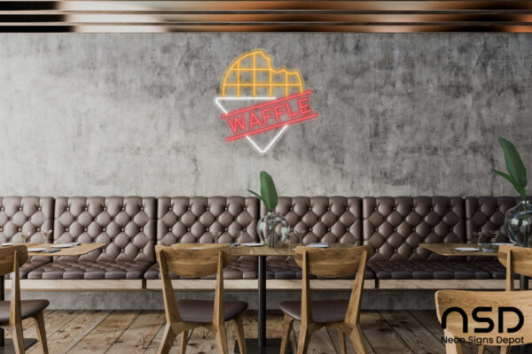 Waffles V2 Neon Sign_Transparent_Mockup_Template01 Waffles V2 Neon Sign_Transparent_Mockup_Template01