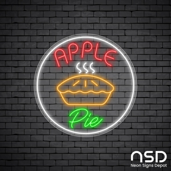 Apple Pie V10 Neon Sign_Black Brick_Mockup_Transparent Apple Pie V10 Neon Sign_Black Brick_Mockup_Transparent