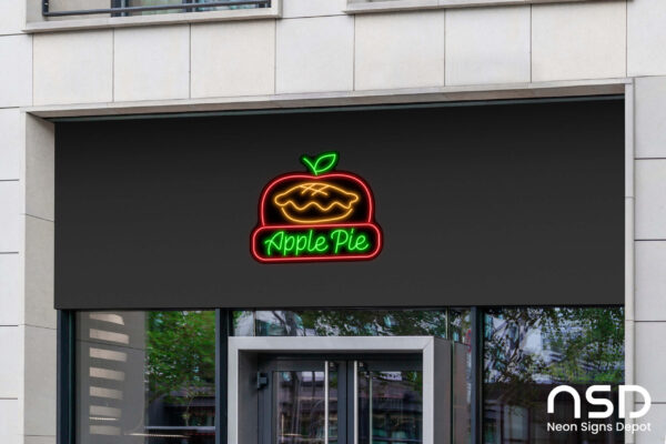 Apple Pie V11 Neon Sign_Black_Mockup_Template02 Apple Pie V11 Neon Sign_Black_Mockup_Template02
