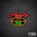 Apple Pie V12 Neon Sign_Black Brick_Mockup_Black
