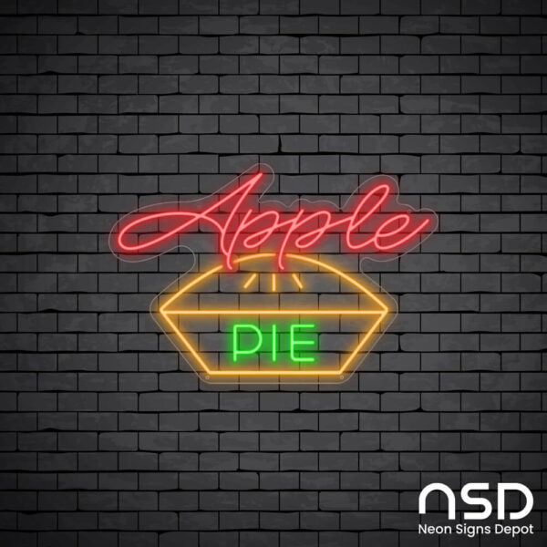 Apple Pie V12 Neon Sign_Black Brick_Mockup_Transparent Apple Pie V12 Neon Sign_Black Brick_Mockup_Transparent
