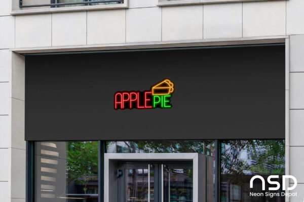 Apple Pie V13 Neon Sign_Black_Mockup_Template02 Apple Pie V13 Neon Sign_Black_Mockup_Template02