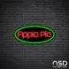 Apple Pie V6 Neon Sign_Black Brick_Mockup_Black
