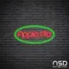 Apple Pie V6 Neon Sign_Black Brick_Mockup_Transparent