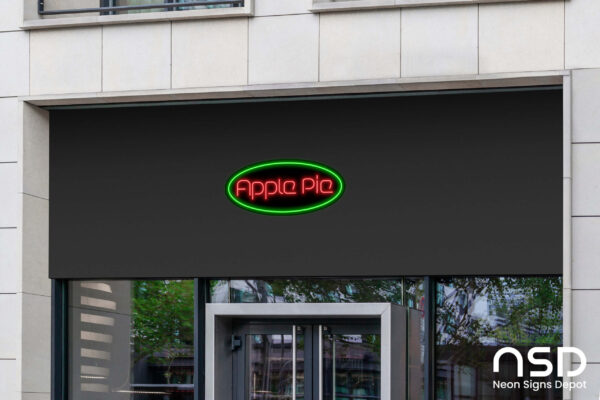 Apple Pie V6 Neon Sign_Black_Mockup_Template02 Apple Pie V6 Neon Sign_Black_Mockup_Template02