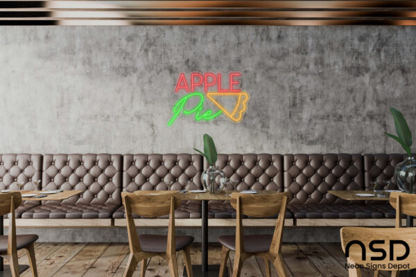 Apple Pie V9 Neon Sign_Food & Beverage_Transparent_Mockup_Template01 Apple Pie V9 Neon Sign_Food & Beverage_Transparent_Mockup_Template01