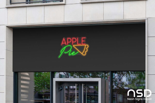 Apple Pie V9 Neon Sign_Food & Beverage_Transparent_Mockup_Template02 Apple Pie V9 Neon Sign_Food & Beverage_Transparent_Mockup_Template02